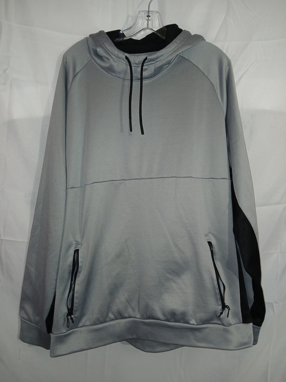 The Foundry Supply Co. Gray Hoodie with Black Trim